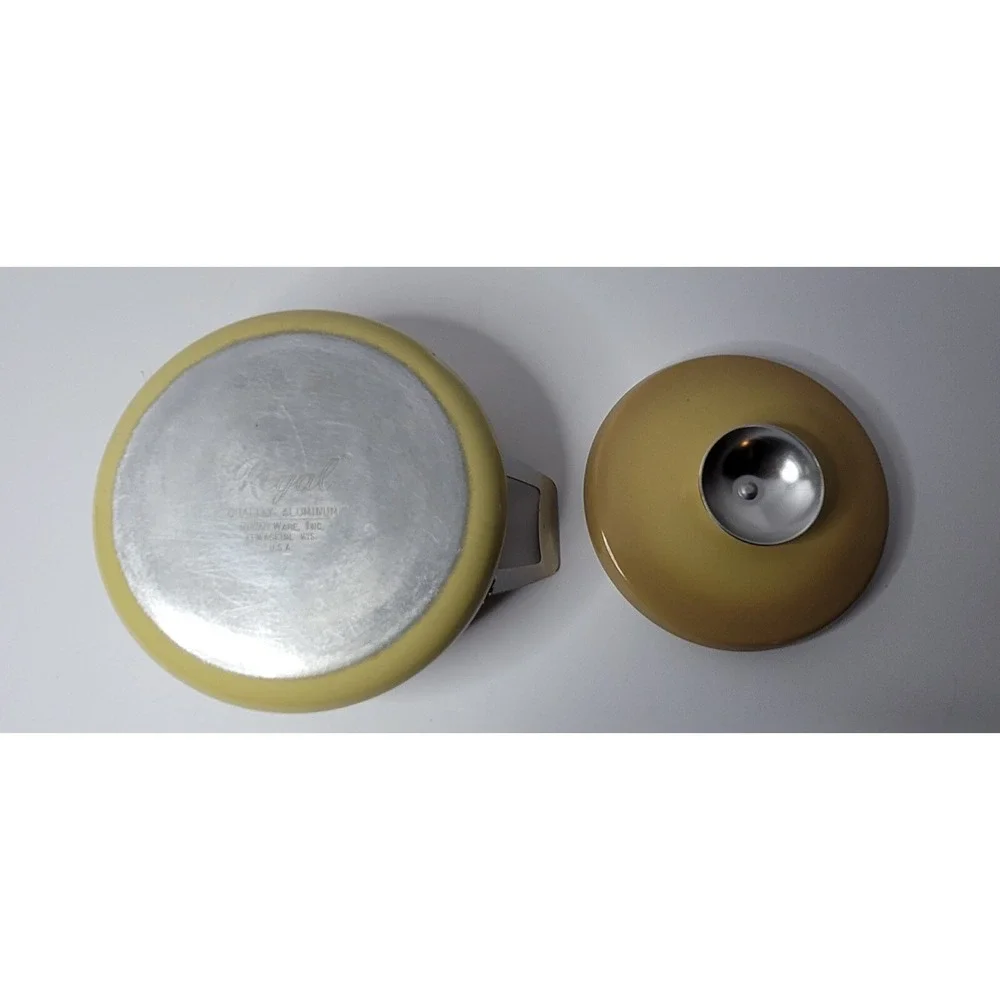 Vintage Regal Gold Aluminum Small Dutch Oven Style Pot Regal Ware J3